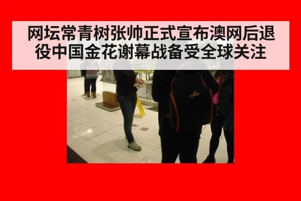 网坛常青树张帅正式宣布澳网后退役中国金花谢幕战备受全球关注
